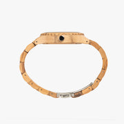 Custom Italian Olive Wood Art Watch Wood Bracelet Quartz