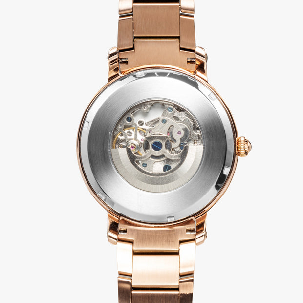New Automatic Custom Art Watch Unisex Stainless Steel Bracelet