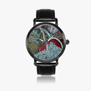 Custom Personalized 46mm Unisex Automatic Black Art Watch