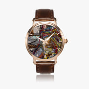 Special 46mm Unisex Automatic Art Watch Rose Gold