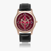 Special Edition Semana Santa Classic Quartz Watch Rose Gold Leather Strap